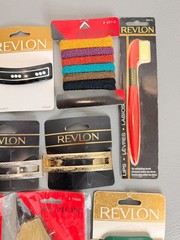 Vintage Lot Of 90s Revlon Fashion Barrettes, Hair Clip, Ties Deadstock NEW 13