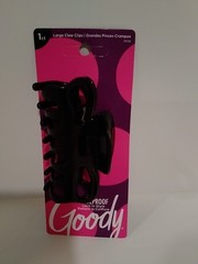 Goody Large Claw Clip Slideproof Black 3.5 Inch Set of 3