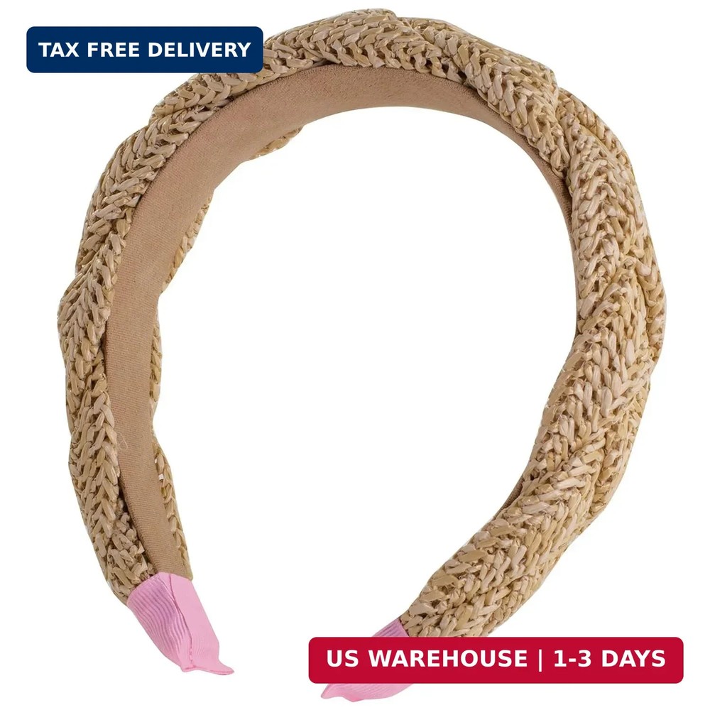 Lilly Pulitzer Women’s Fashion Headband, Woven Raffia Hair Accessories for Teens