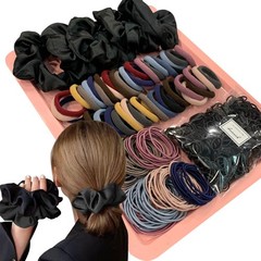 YANRONG 755PCS Hair Accessories for Woman Set Seamless Ponytail Holders Varie…