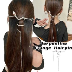 New Serpentine Fringe Hairpin Snake Hairpin Hair Sticks Female Hair Accessories