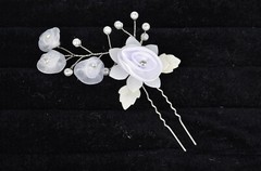 Bridal hair clip Hair Band hair brooch Headwear crystal floral and pearl elegant