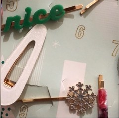 Riviera 12 Days Of Christmas 12 Piece Barrette Set Naughty, Nice, Multicolored