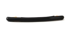 New French Sleek Black Hair Barrettes Tortoise Shell 4 1/2 Inches Hair Clip T73
