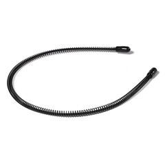 6Pcs Metal Hair Headband Wave Style Hoop Band Comb Sports Hairband Men Women