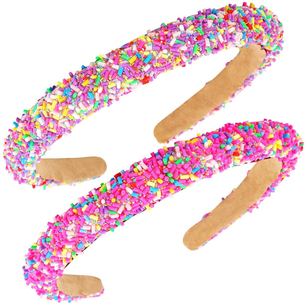 Candy Headbands for Women Girls, Sprinkle Donut Fun Candy Hair Accessories fo…