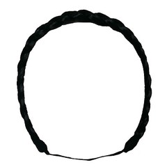 Synthetic Plaited Hair wrap Braided Headband with Elastic
