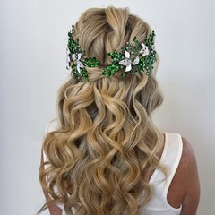 Bridal Headpiecees for Wedding Hair Accessories for Brides Rhinestone Wedding…