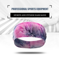 Winter Ear Warmer Fleece Headband Fashion Rainbow Tie Dye Hairband for Women Men