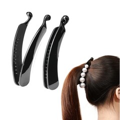 4 Black Plastic Wide Banana Hair Clips Claw Ponytail Holder 110mm Hair Accessory
