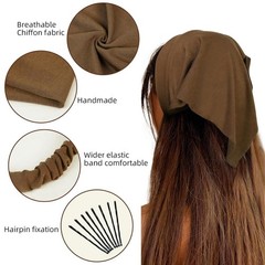 8 Pack Large Scarf Headbands for Women, Elastic Boho Triangle Adequately Nice