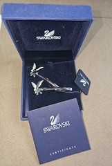 Swarovski Disney Tinker Bell Crystal Hair Clips / Barretts