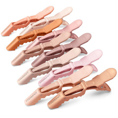 Neutral Alligator Clips for Hair Styling 10 Pack – Professional Alligator Hair C