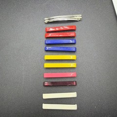 Goody Hair Stay Tight Barrettes Clasp Clip 1.5” Colored Vintage Set Of 11