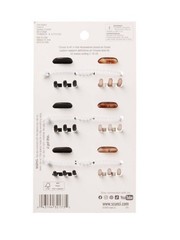 scunci Mini Claw Clip Set – Black & Tortoiseshell Brown