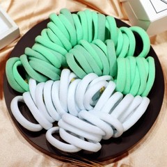 25-100X Women Girls Seamless Hair Band Ties Rope Ring Elastic Ponytail Holder US