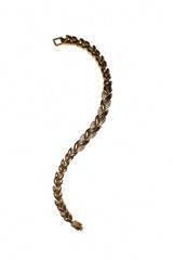 “Women’s Gold Plated Bracelet Cuban Link Chain Zircon Crystal Fashion Jewelry”