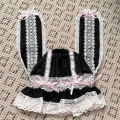 NEW Rococo Victorian Classic Lolita Bunny Ears Bonnet night Cap 🐰