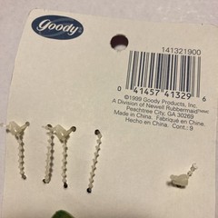 Goody Diva Colored Mini Hair Claw Jaw Clips w/Keychain New 1999 (2 Diff Sets)G52