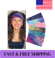 6 Packs Wide Headbands for Women Fashion Headband Stretch Headband Boho Head .