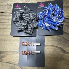 Paparazzi Hair Clip Lot Flower Floral Bow Love Theme Multicolor