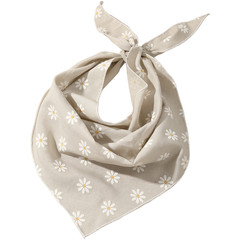 Floral Printed Triangular Headscarf for Women For Fitness Workout Wear