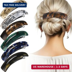 WILLBOND 6 Pcs Hair Barrettes for Women Large Barrettes Hair French Clips Pin Re