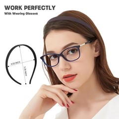 6Pcs No Pressure No Headache Headbands Square Headband Sunglasses Headband for W