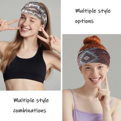 Hoojoot 6 Pack Boho Style Women’s Headbands, Non 1 Count (Pack of 6), Type 7
