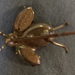 Tarina Tarantino Insect Vtg Hair Clip On Bobby Pin