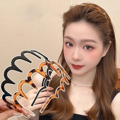 Light Weight Hairband Wavy Hairband For Women Gym Workout Sports Hair Accessory