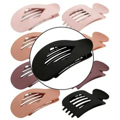 8 PCS Flat Hair Clips for Women 1 Count (Pack of 8), multi-color combination
