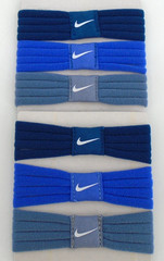 Nike Seamless HairBands 6 Pack Women’s Ponytail Holder Court Blue/Sapphire