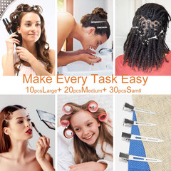 60Pcs Metal Duck Billed Hair Clips for Women Styling Sectioning, Silver Hair Pin