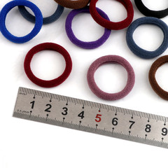 20/30/50/100/200Pcs Colorful Hairband Black Grey Rubber Band Nylon Hair Elastic