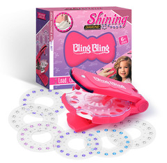 Shining Diamond Bling Hair Sparkle Stapler Machine Set 180 Gems for Decor Girls