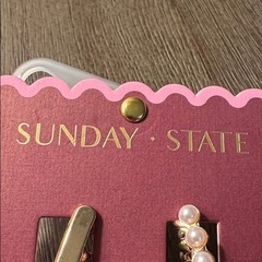 Sunday State Gold and Pearl Hair Clips