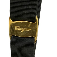 Salvatore Ferragamo Vara Ribbon Headband, Black Women USED