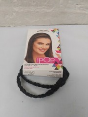 Hairdo Pop Double Braid Headband – R2 Ebony Hair Band 1 Pc ACCESSORY