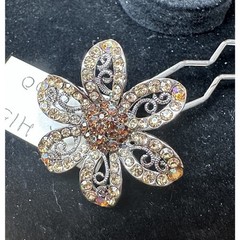 Cara New York Rhinestone Hair Pin Elegant Fancy Wedding Prom Formal Gorgeous NEW