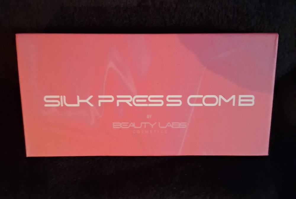 Beauty Labs Cosmetics Silk Press Comb Black Carbon Fiber Heat Resistant