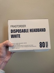 Disposable Spa [160 Count] Headbands for Women – Individually Wrapped Stretch