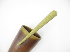 Silk Kimono Long Hair Clip 130mm (5 1/8 inch) Ship from USA, Simple Minimalist