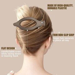 Flat Hair Clips for Women – 6 PCS French 1 Count (Pack of 6), Regular