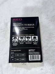 Red by Kiss Satin Lined Infinity Turban – Slip-On Head Wrap