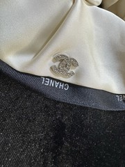 Chanel Novelty Beauty Chanel Beaute Hair Accessory Silk Scrunchie Hair Tie