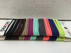 SCUNCI Hair Elastics No Damage, U Got This, Assorted Colors – 200 Pieces