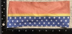 Bondiband Headband 4” Taper Back Wicking Stars & Stripes Superhero Bondi Band