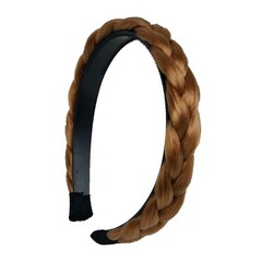 Hair Headband Braided Plaited Headband Synthetic Hairband for Women Girls