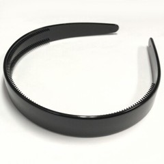 Headband Delsol Braid Link Open Oval Cut Inner Teeth Hair Fashion Made in France